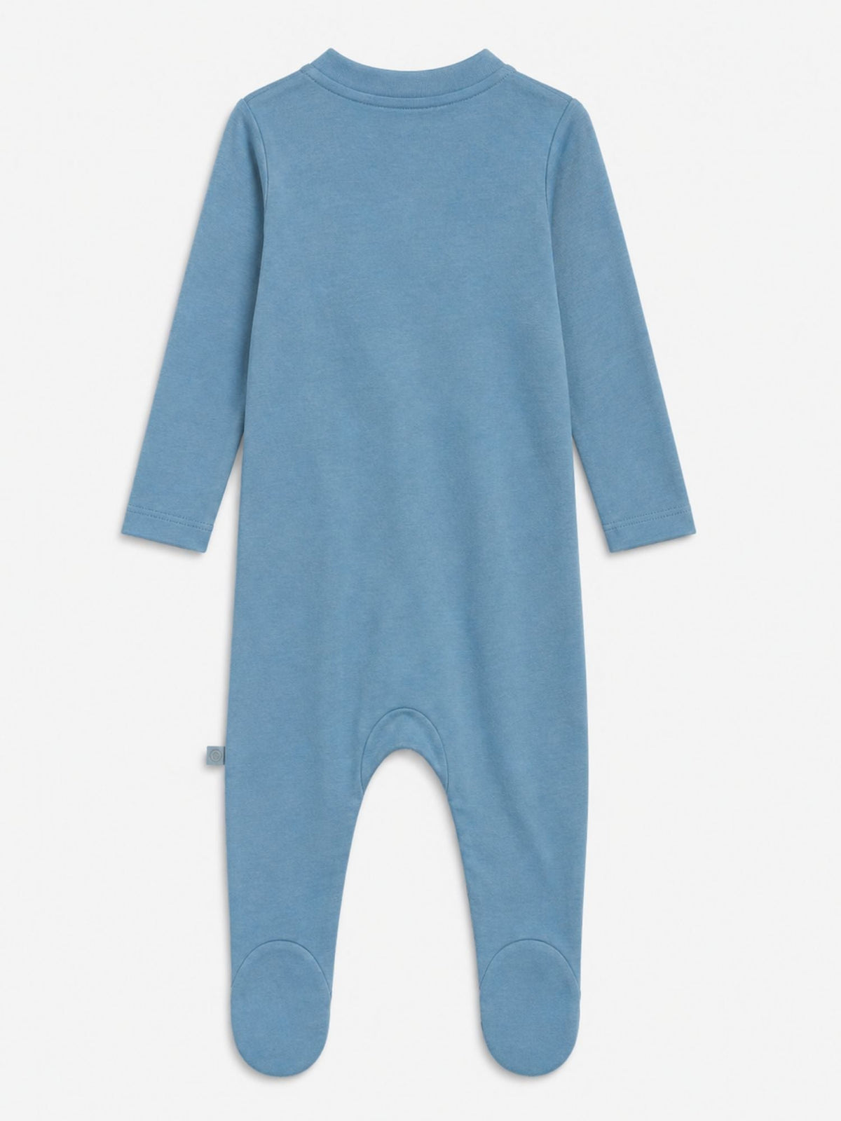 bamboo footed sleepsuit - blue shadow