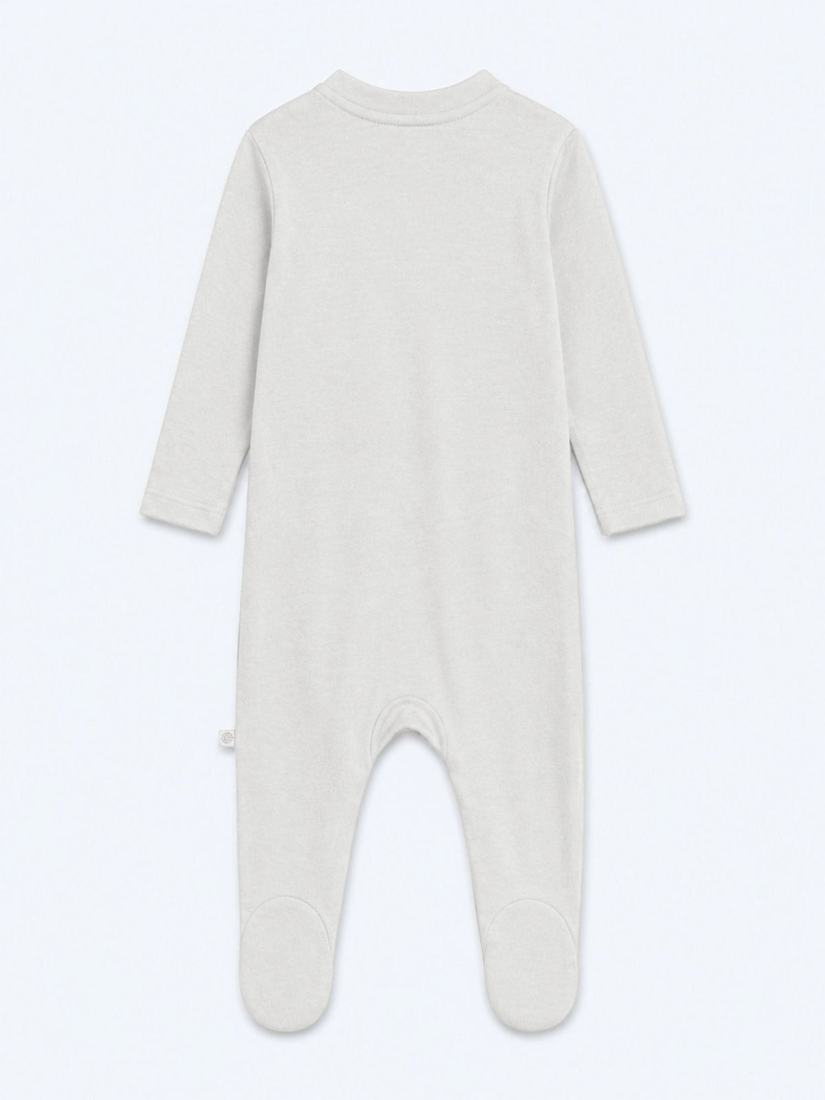 bamboo footed sleepsuit - cloud dancer