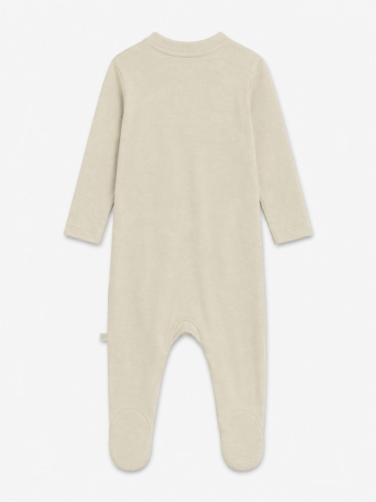 bamboo footed sleepsuit - oatmeal