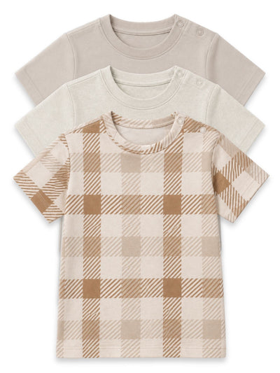 bamboo knit short sleeve t-shirt pack of 3