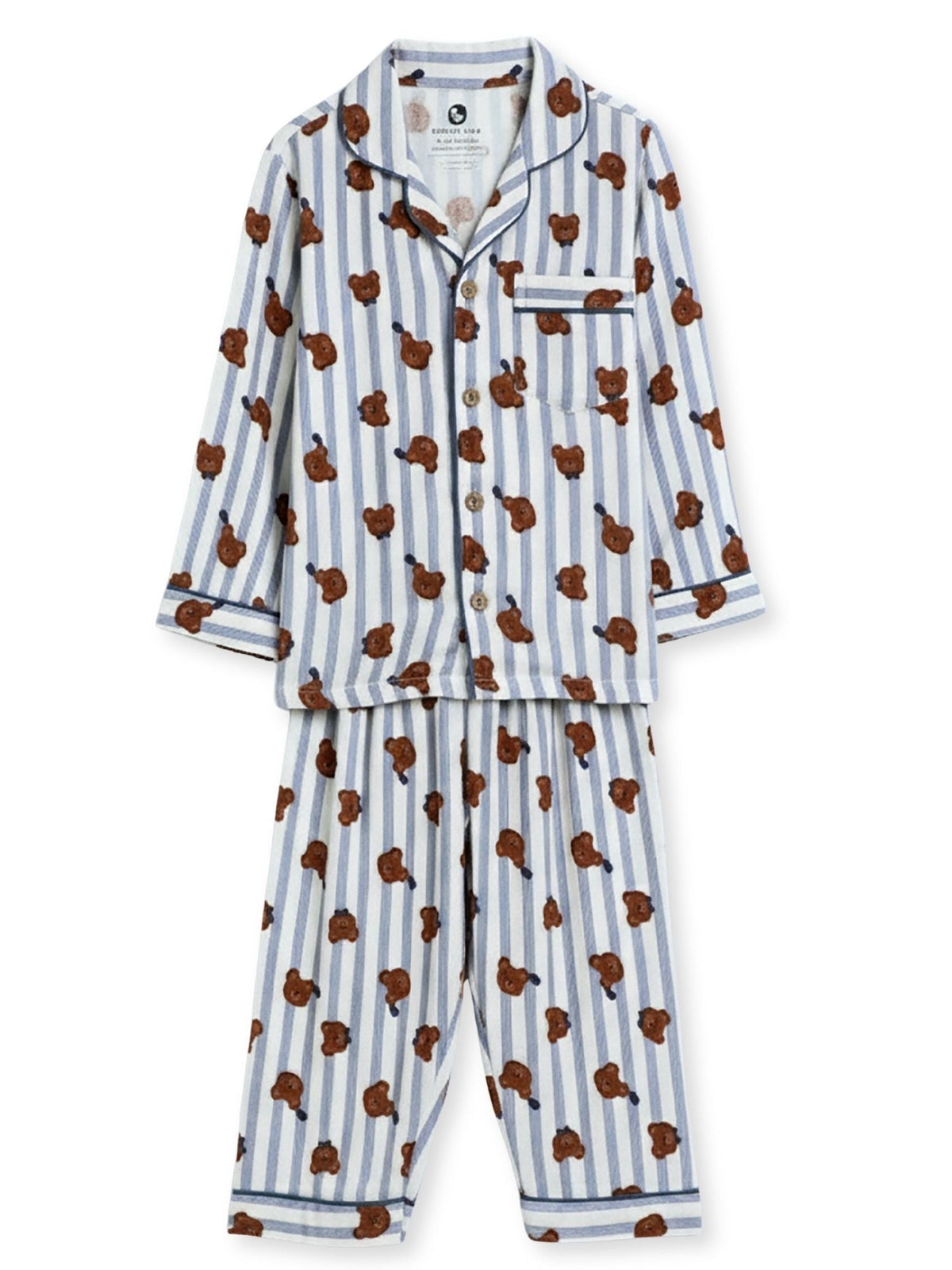 bamboo muslin nightsuit set - star brust