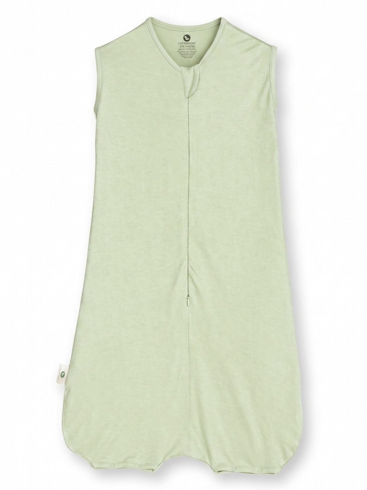 bamboo sleeping bag with foot opening - almost aqua