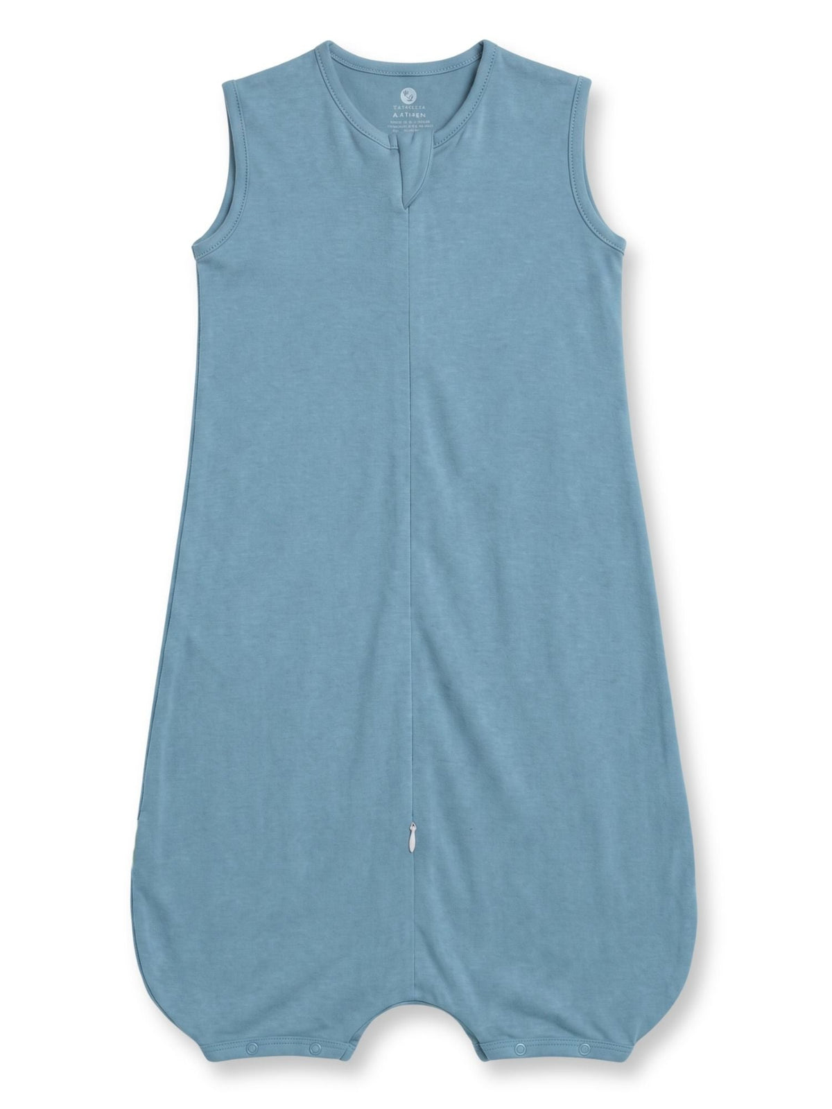 bamboo sleeping bag with foot opening - blue shadow