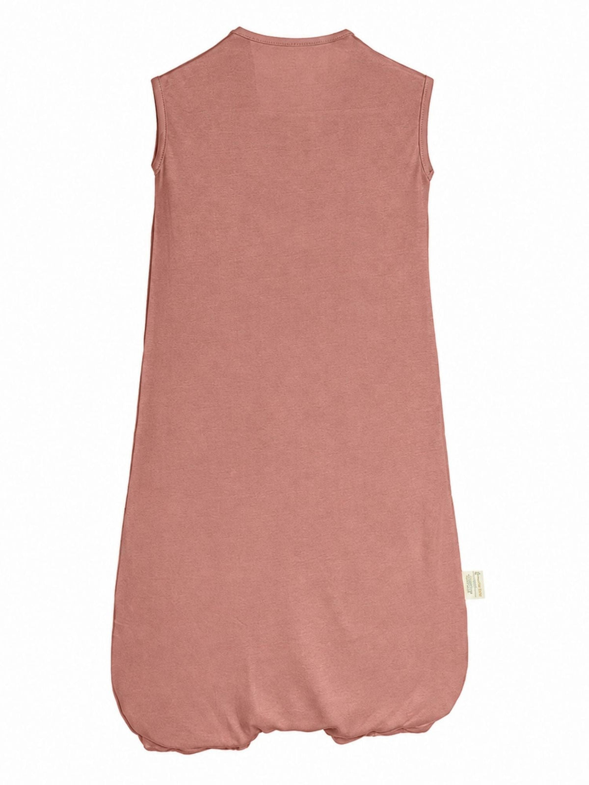 bamboo sleeping bag with foot opening - dusty pink