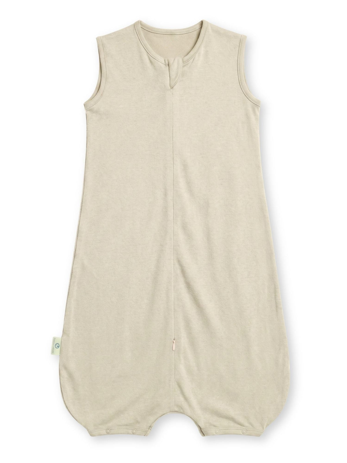 bamboo sleeping bag with foot opening - oatmeal