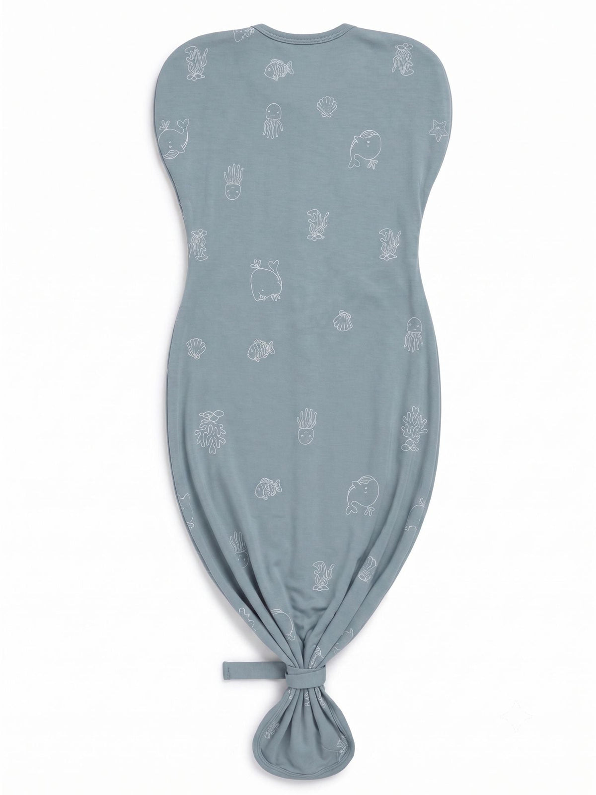 bamboo SNUGZIE™ 3 arms position swaddle pod - aqua buddies