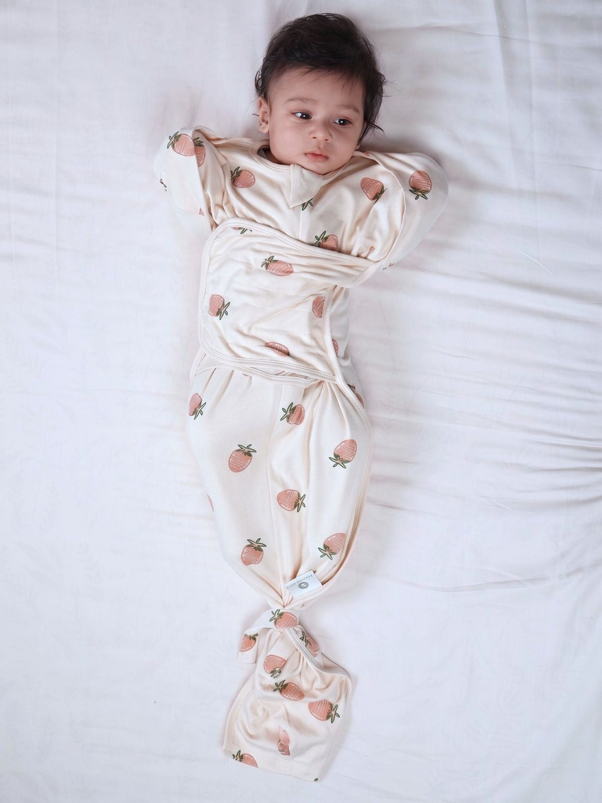 bamboo SNUGZIE™ 3 arms position swaddle pod - berry muse
