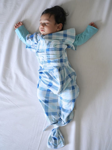 blue gingham