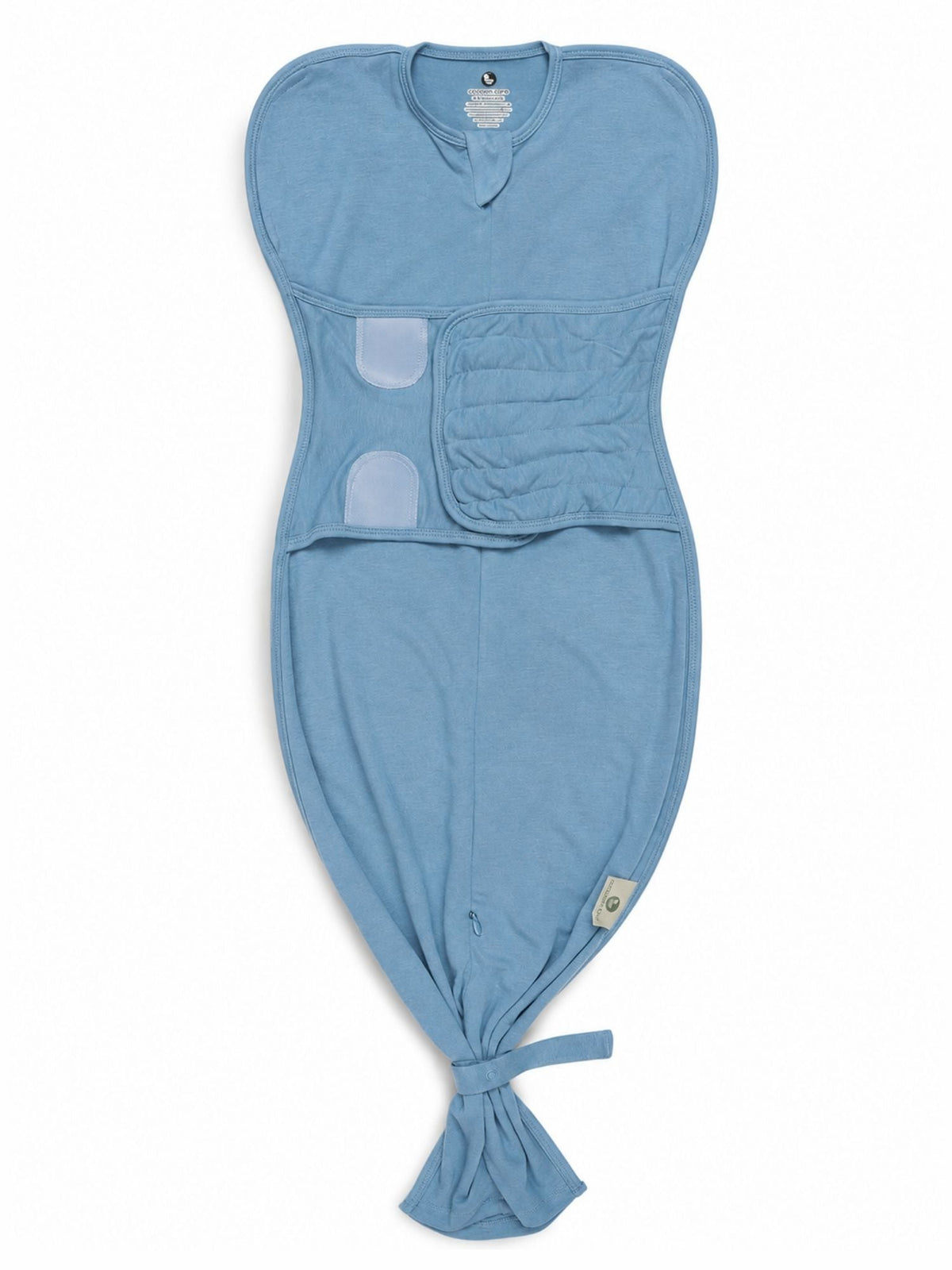 bamboo SNUGZIE™ 3 arms position swaddle pod - blue shadow