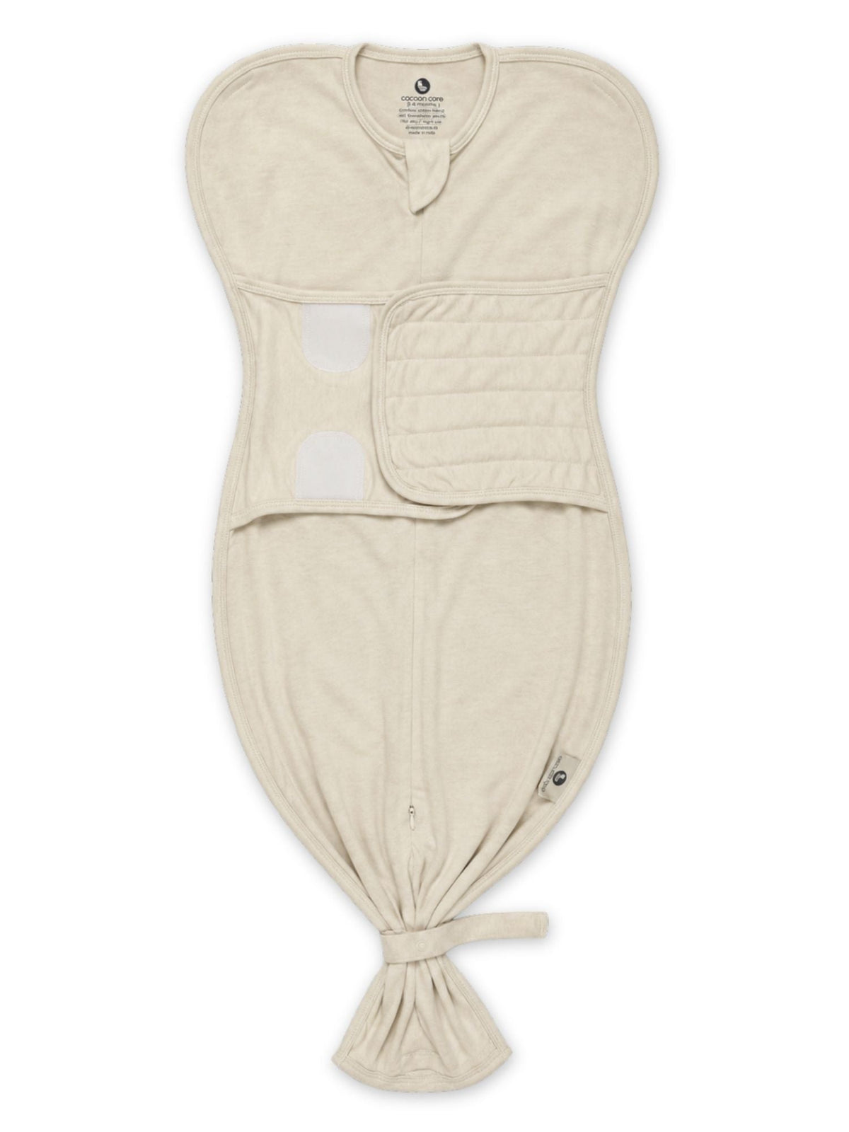 bamboo SNUGZIE™ 3 arms position swaddle pod - oatmeal