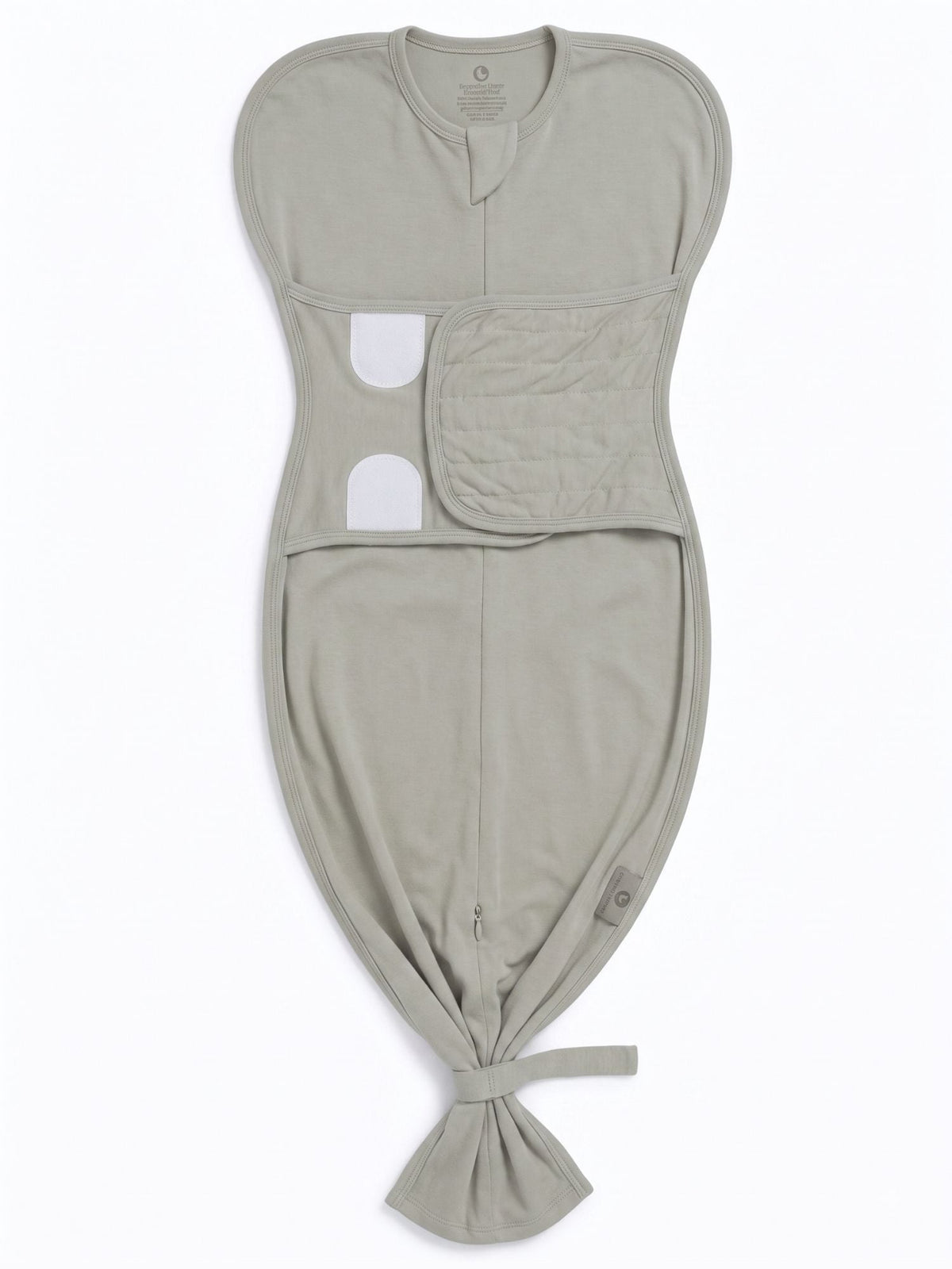 bamboo SNUGZIE™ 3 arms position swaddle pod - pussy willow gray
