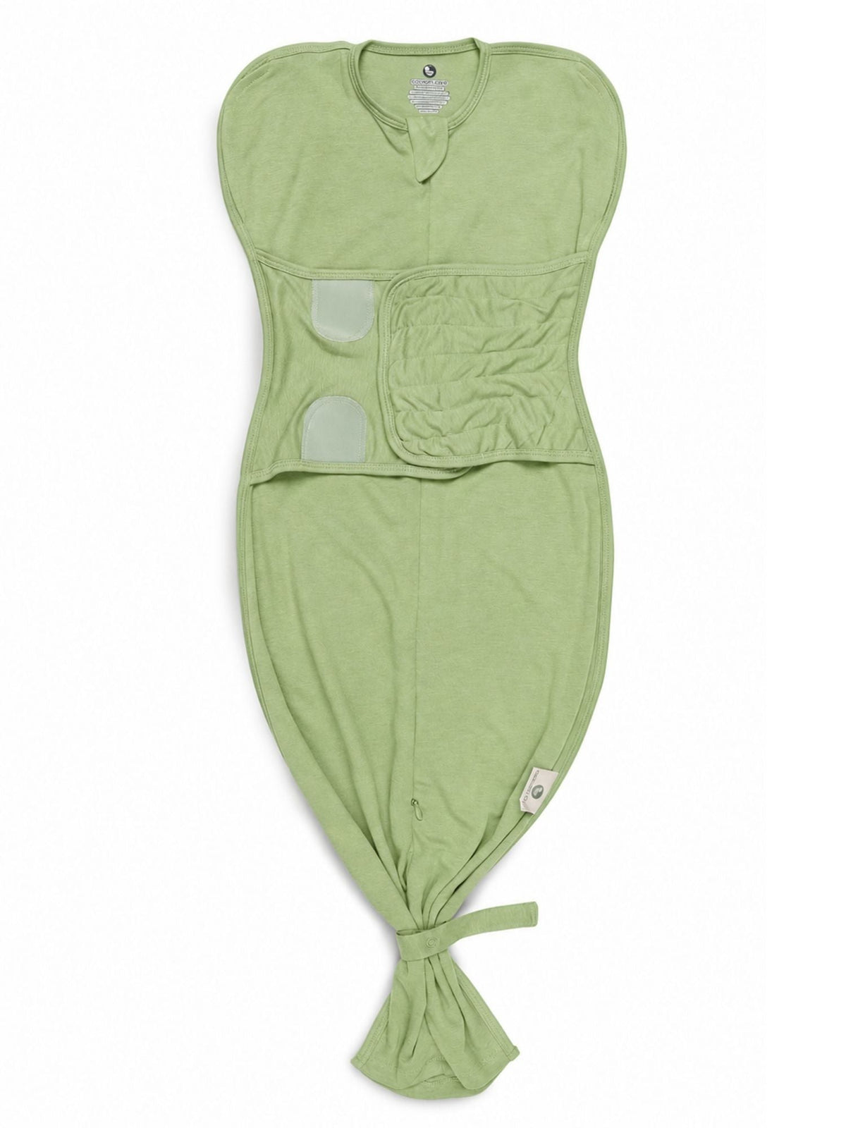 bamboo SNUGZIE™ 3 arms position swaddle pod - sage green