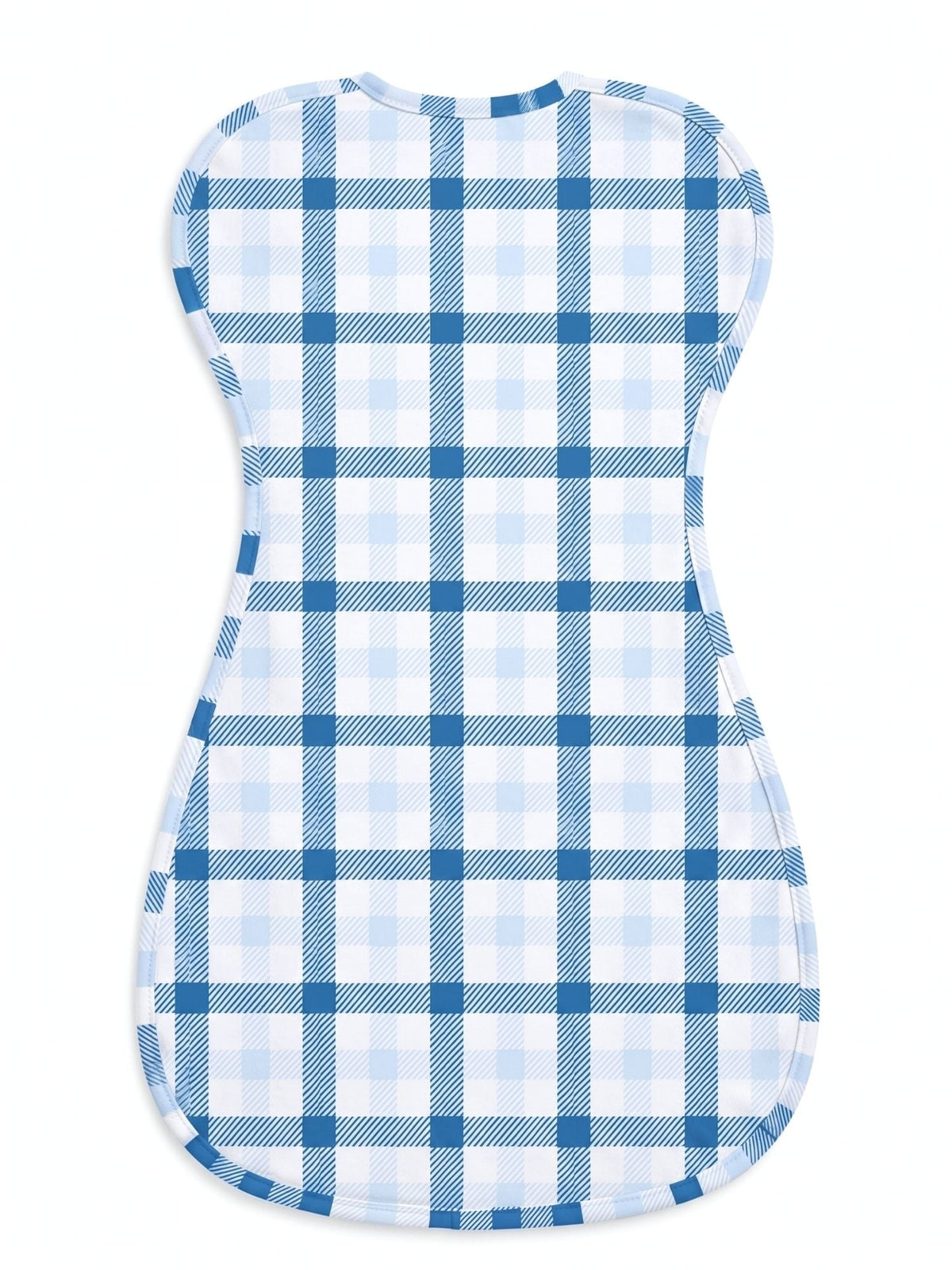 bamboo UPZIE™ swaddle pod - blue gingham