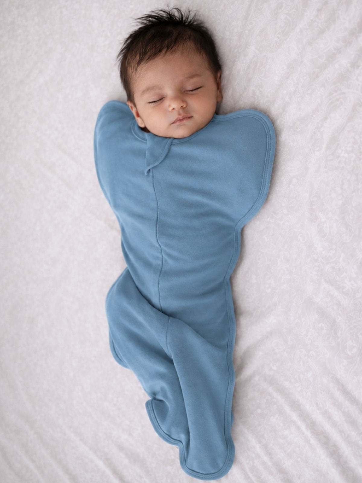 bamboo UPZIE™ swaddle pod - blue shadow