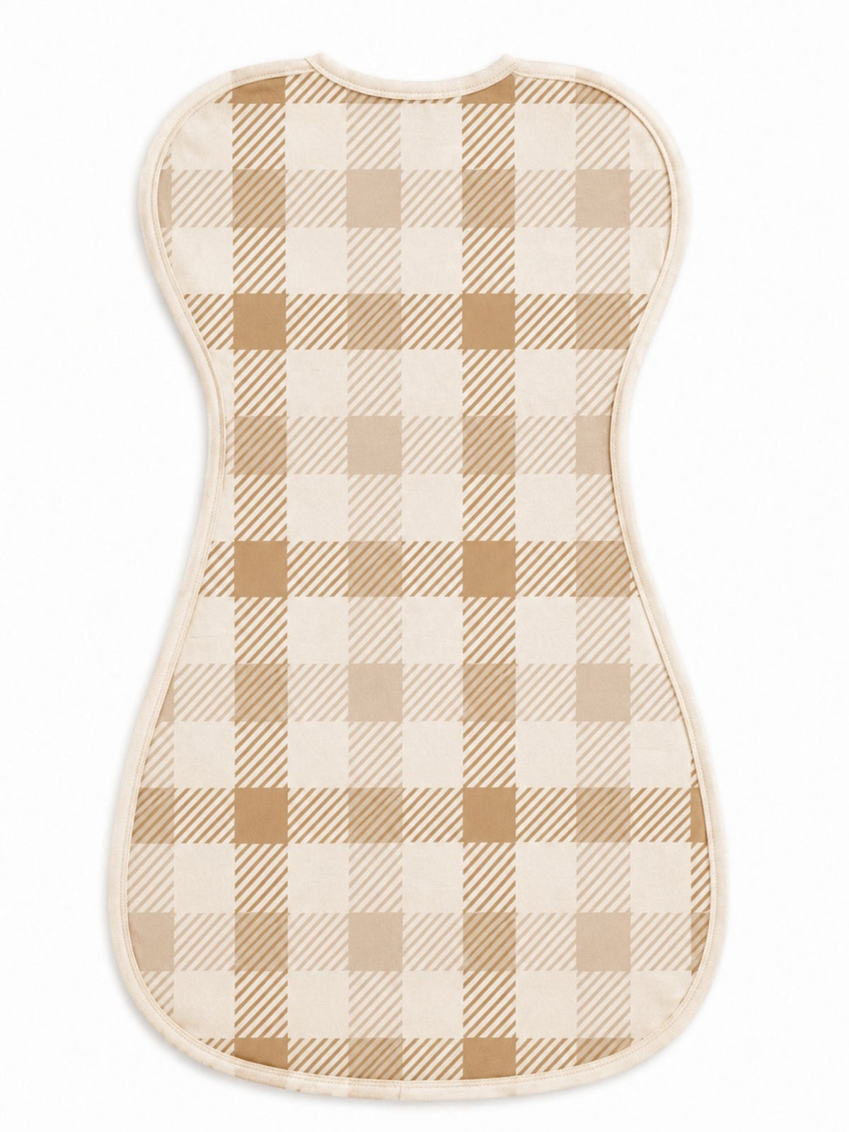 bamboo UPZIE™ swaddle pod - brown gingham