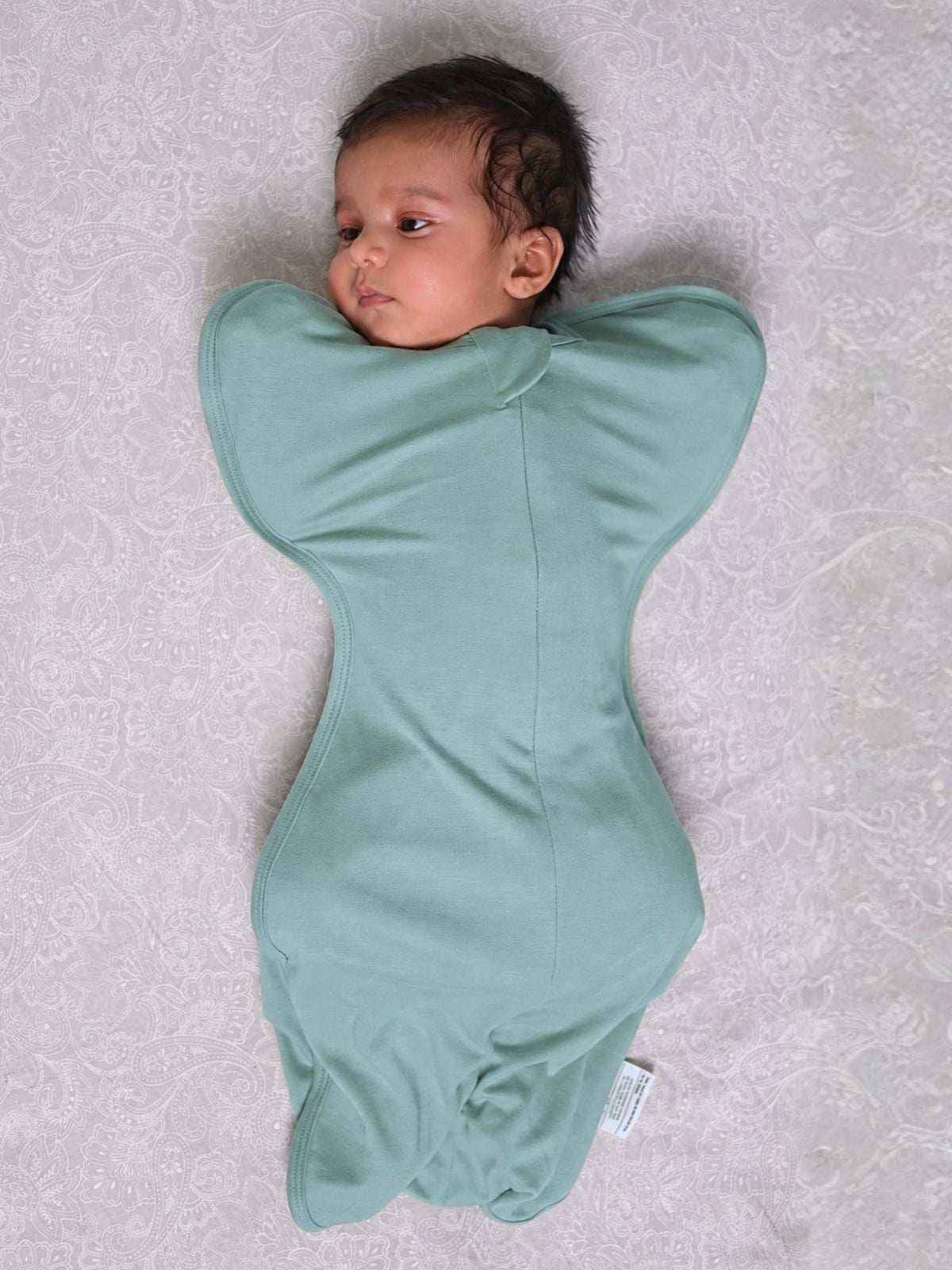 bamboo UPZIE™ swaddle pod - cloud blue